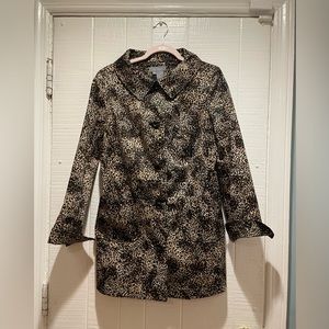 ECCOCI Animal print blazer/coat size8